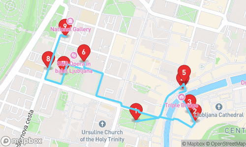 Ljubljana: Een Reis Door Tijd en Schoonheid tour map