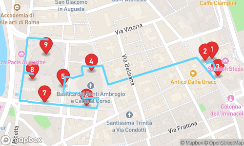 Timeless Wonders: Exploring Roma's Historical and Cultural Treasures tour map