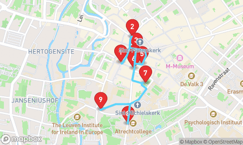 Leuven: Een Reis Door Tijd en Architectuur tour map