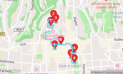 Historical & Cultural Gems: Uncovering Zagreb tour map